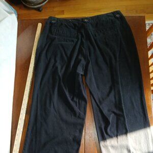 Dress Barn size 14W black cotton pants